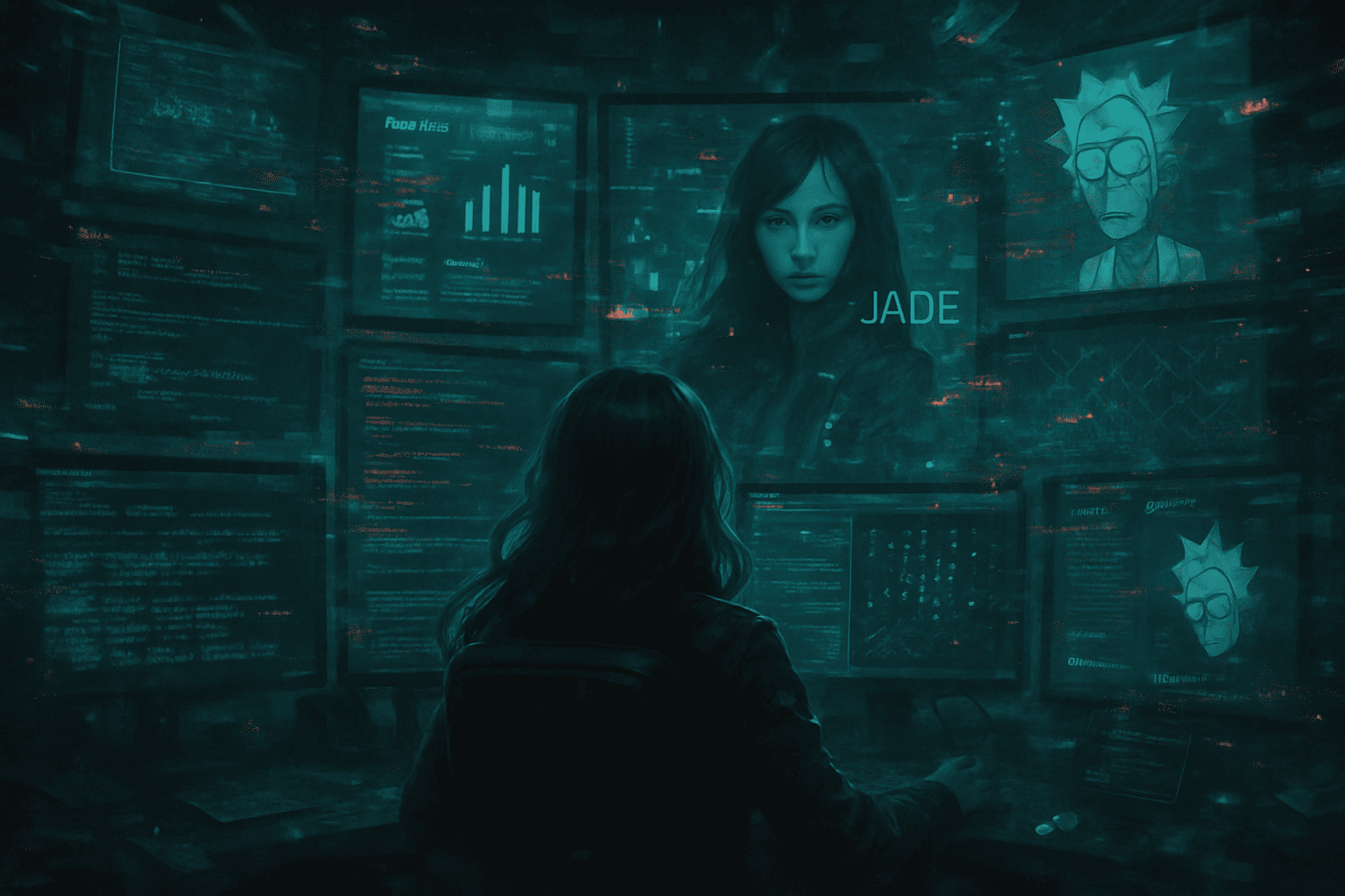 The Strategist at her console